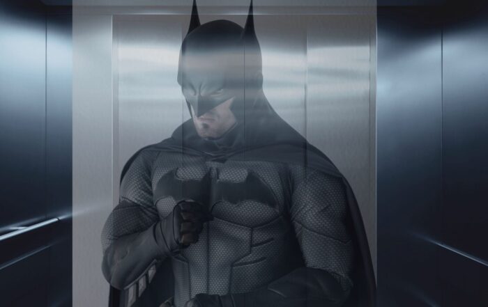 psychologyzine - psychologyzine - claustrophobia, fear, small, confined places, lift, Batman